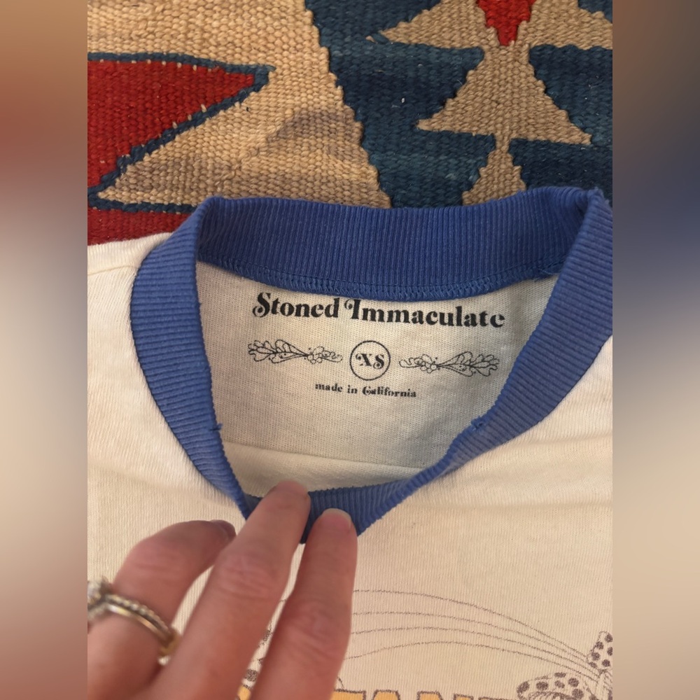 Stoned Immaculate Ringer Tee XS - Picture 3 of 3